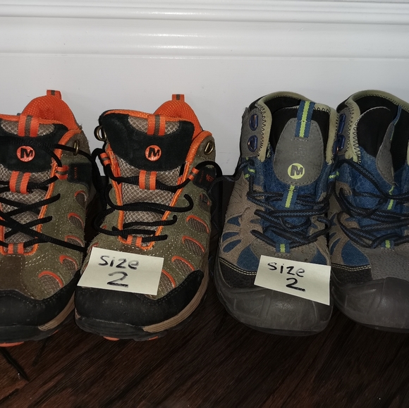 Boy's Merrell Size 2 Hiking Boots/Shoes - Picture 6 of 6